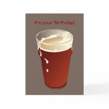 Beer Birthday Card