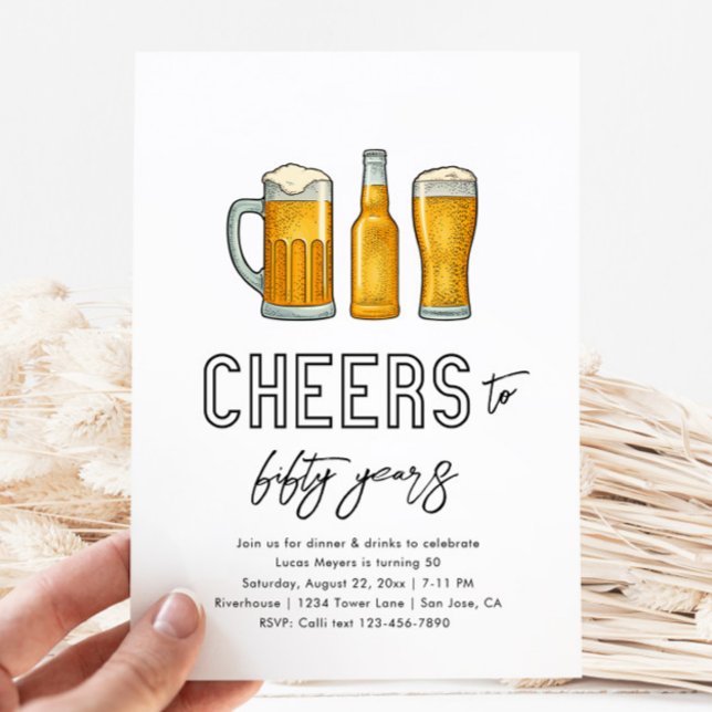 Beer Birthday Invitation | Drinks Birthday Invite (Creator Uploaded)