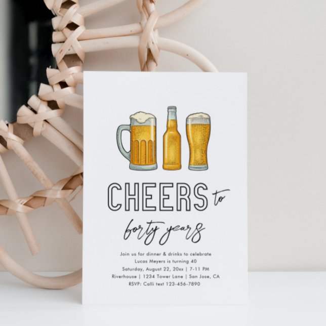 Beer Birthday Invitation | Drinks Birthday Invite (Creator Uploaded)