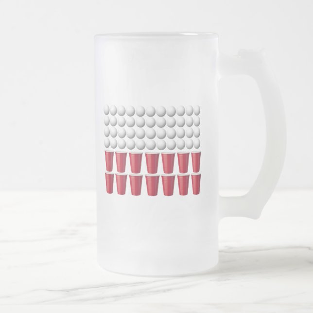 Beer Bong Polska Frosted Mug (Right)
