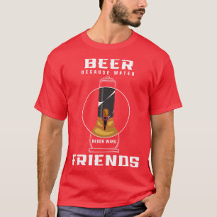 Beer bong with Pressure T-Shirt