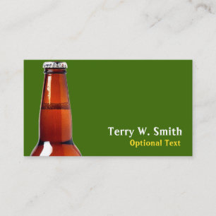 Beer Bottle Business Card