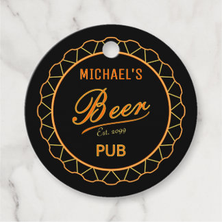 Beer Bottle Cap 18th or 21st Birthday Favour Tag