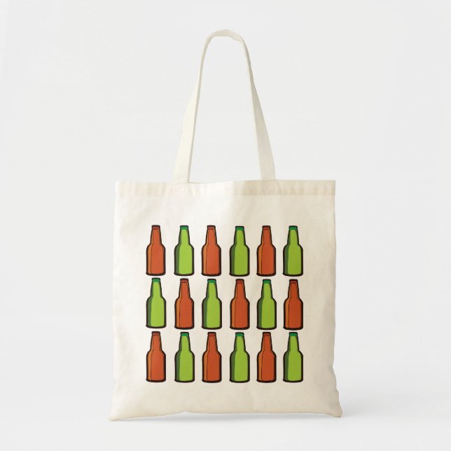 Beer Bottle Drink Party Tote Bag (Front)