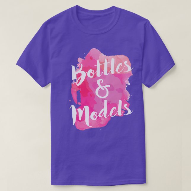 Beer Bottles amp Models Alcohol Men Women Gifts pr T-Shirt (Design Front)