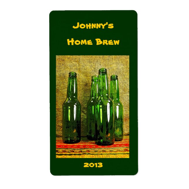Beer Bottles Label (Front)