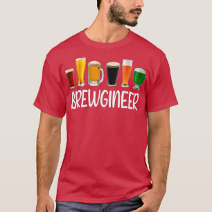 Beer Brewgineer Funny Craft Beer Brewing T-Shirt