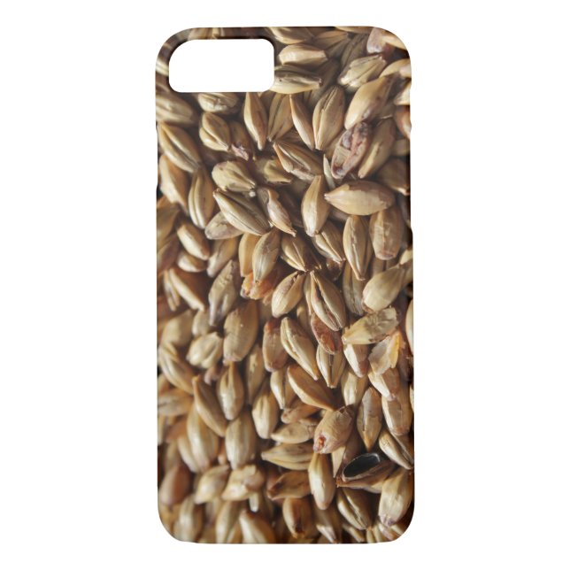 Beer brewing malted barley grains background Case-Mate iPhone case (Back)