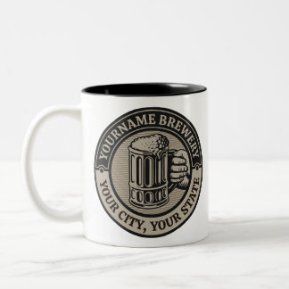 Beer Brewing Personalised NAME Brewery Big Mug 