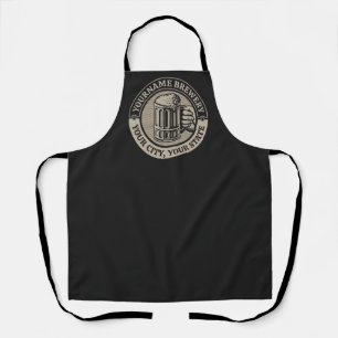 Beer Brewing Personalised NAME Brewery Big Mug  Apron