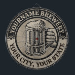 Beer Brewing Personalised NAME Brewery Big Mug   Dartboard<br><div class="desc">Personalised NAME Beer MUG Slammer Brewery Bar design,  featuring craft beer tap. Customise with your NAME or Custom Text!</div>