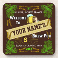 Beer Brewpub Hops / Barley Welcome: Personalised