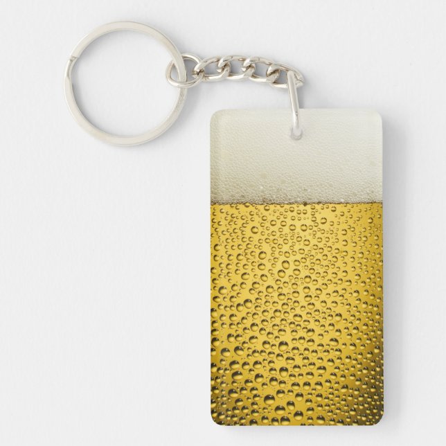 Beer Bubbles 1 Key Ring (Front)