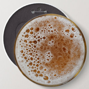 BEER BUBBLES 6 CM ROUND BADGE