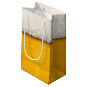 Beer Bubbles Background Pattern Small Gift Bag