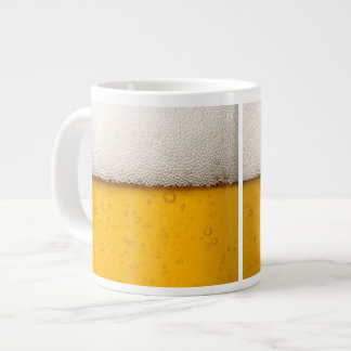 Beer Bubbles Close-Up Large Coffee Mug
