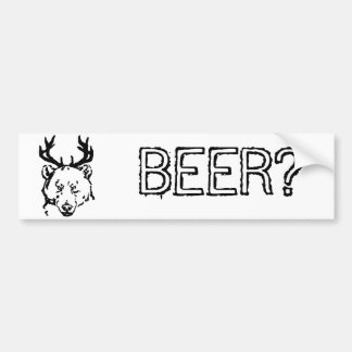 Beer? Bumper Sticker