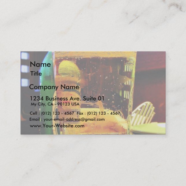 Beer Business Card (Front)