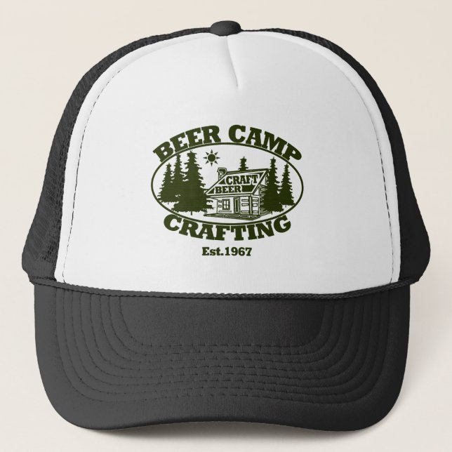 Beer Camp Crafting Est.1967 Trucker Hat (Front)