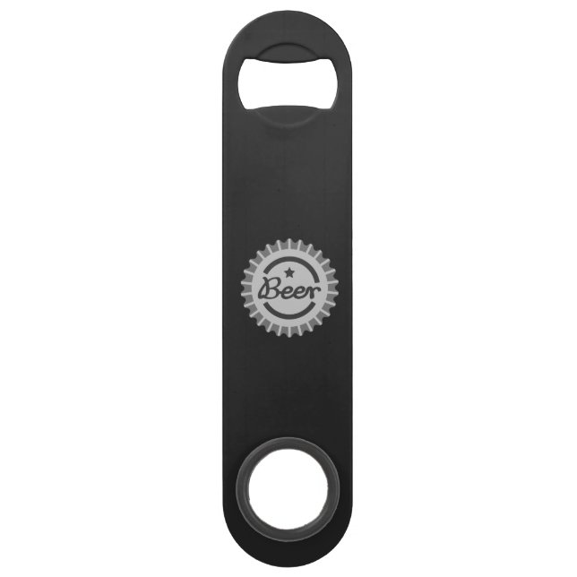 Beer Cap Steel Bottle Opener (Front)