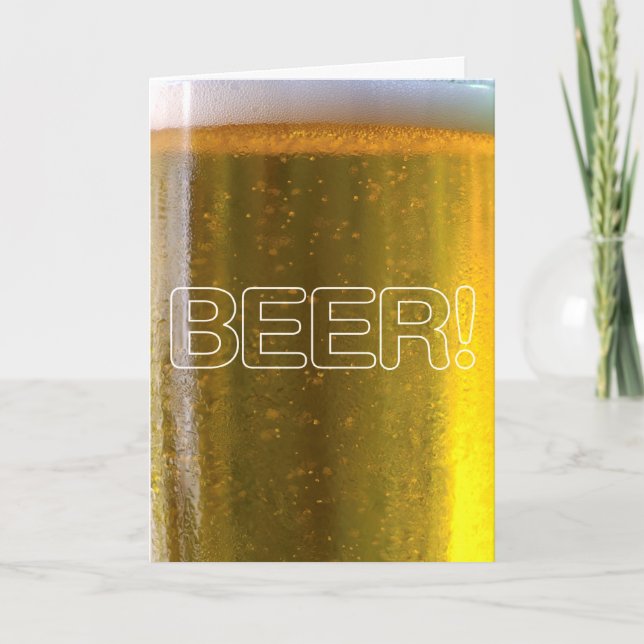 BEER! CARD (Front)