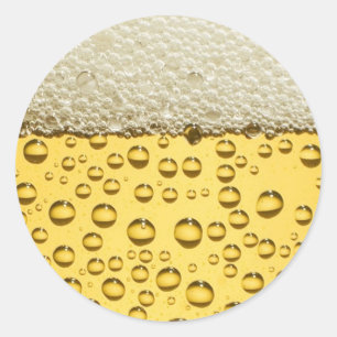 Beer Classic Round Sticker