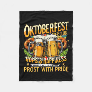 Beer Club Prost With Pride Gift Drinking Team Fleece Blanket