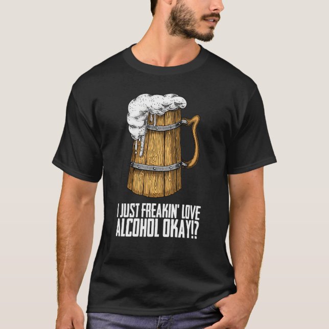 Beer Craft Beer Hops T-Shirt (Front)