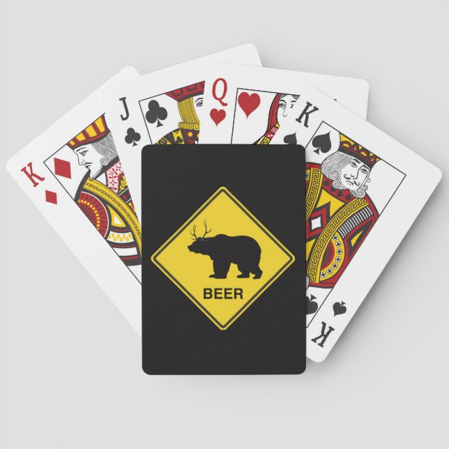 Beer Crossing Playing Cards (Back)