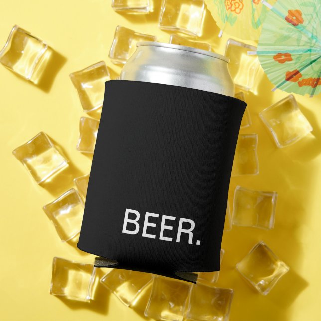 BEER. Custom Colour Can Cooler (In Situ Summer)