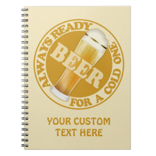 BEER custom notebook