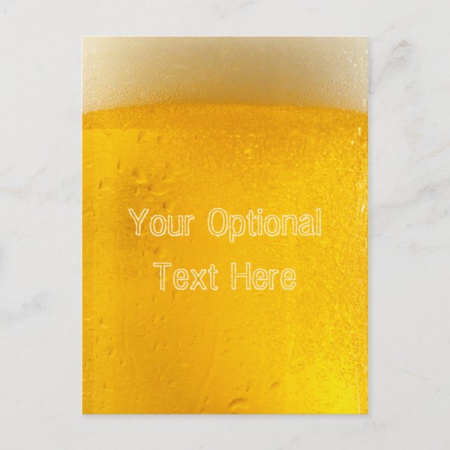 BEER custom postcard (Front)