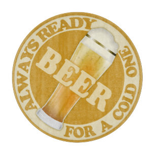 BEER cutting board