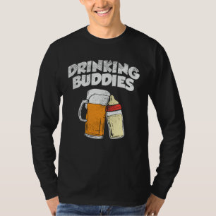 Beer Dad Drinking Buddy New Father T-Shirt