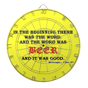 BEER DARTBOARD