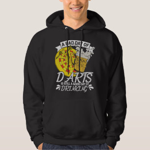 Beer Darts Throwing Beer Drinking League Team Dart Hoodie