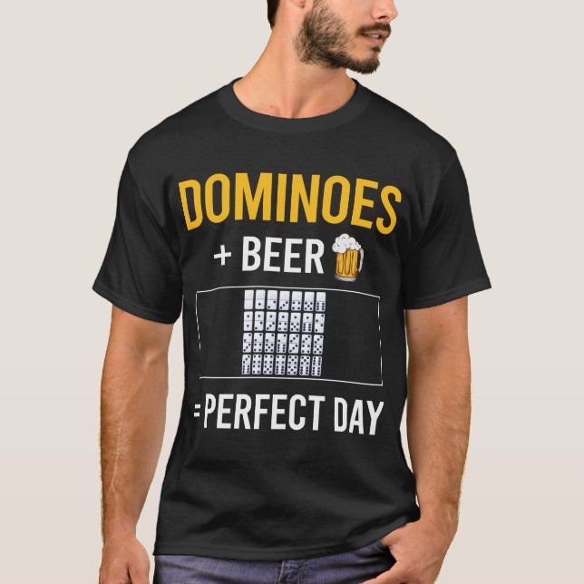 Beer Day Dominoes T-Shirt (Front)