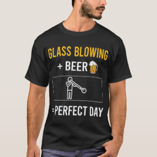 Beer Day Glass Blowing Blower Glassblowing T-Shirt