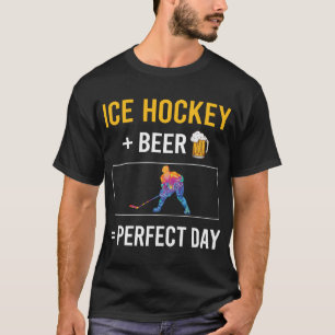Beer Day Ice Hockey T-Shirt