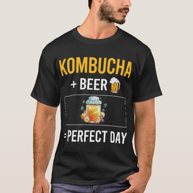 Beer Day Kombucha Booch T-Shirt (Front)