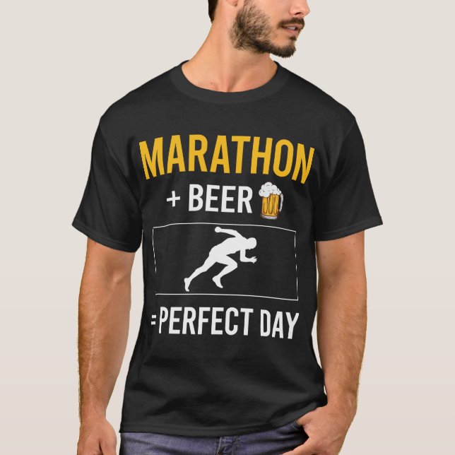 Beer Day Marathon T-Shirt (Front)