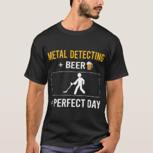 Beer Day Metal Detecting Detectorist T-Shirt