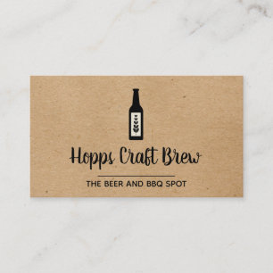 Beer Distillery   Liquor Store   Tap Room Business Card