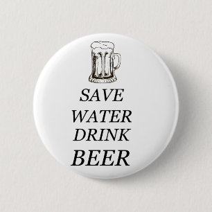 Beer Drink Food 6 Cm Round Badge