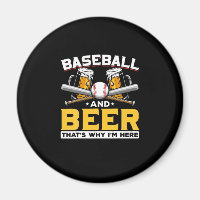 Beer Drinker Baseball Beer Humor Birthday