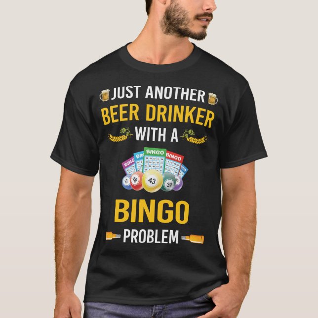 Beer Drinker Bingo T-Shirt (Front)