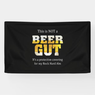 Beer Drinker Not a BEER GUT Birthday Banner