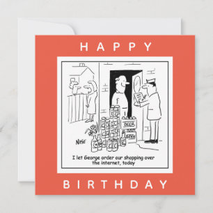 Beer Drinker Online Shopping for Beer Cartoon Card