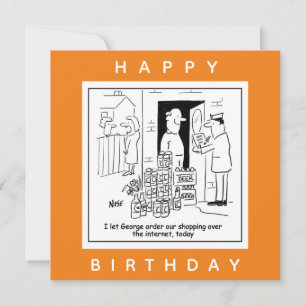 Beer Drinker Online Shopping for Beer Cartoon Card