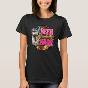 Beer Drinking' Babe Leopard Western Country T-Shirt
